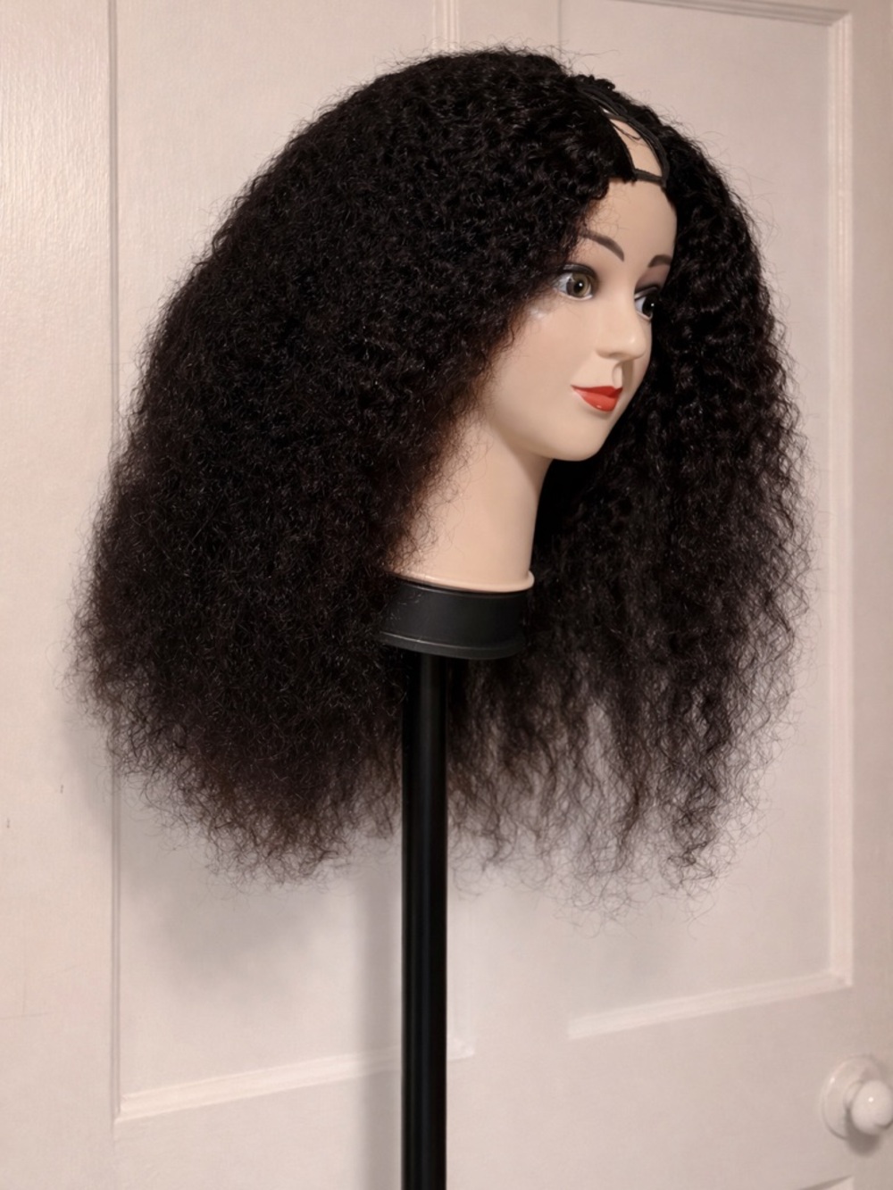 Black Kinky Curly Women's Wig - Unbranded
